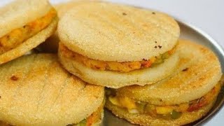 Suji Aloo Burger Recipe | Semolina Potato Burger Snacks | Delicious Suji Aloo Snacks Recipe