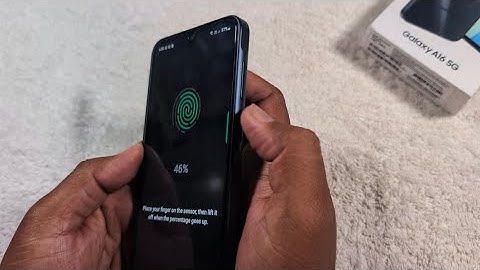 How to Setup Fingerprint in Samsung Galaxy A56 and A16