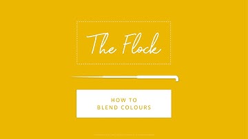 How to blend colours and fibres for needle felting