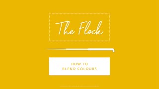 How to blend colours and fibres for needle felting @needlefeltingflock