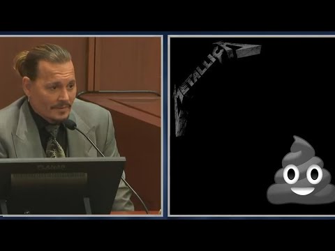 Johnny Depp Performs ?Nothing Else Matters? (Metallica Cover) During His Testimony