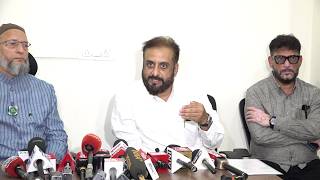 MIM सुप्रीमो असदुद्दीन ओवैसी और इम्तियाज़ जलील की पत्रकार परिषद् 09-05 -2026