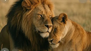 Lion Mating And Romance Time.