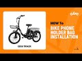 Bike Phone Holder Bag Installation-Qlife Triker
