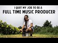 So I quit my job at the mall...to be a full time MUSIC PRODUCER!