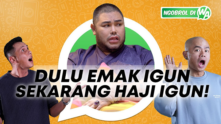 IVAN GUNAWAN JANJI NIKAH TAHUN DEPAN!!! - NGOBROL DI WA EPS 11
