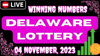Delaware Night Lottery Draw Results - 04 Nov, 2023 - Play 3 - Play 4 -Multi-Win Lotto - Powerball