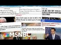 Trump Scandals Pass By, Lose Spotlight To New Trump Scandals | Rachel Maddow | MSNBC