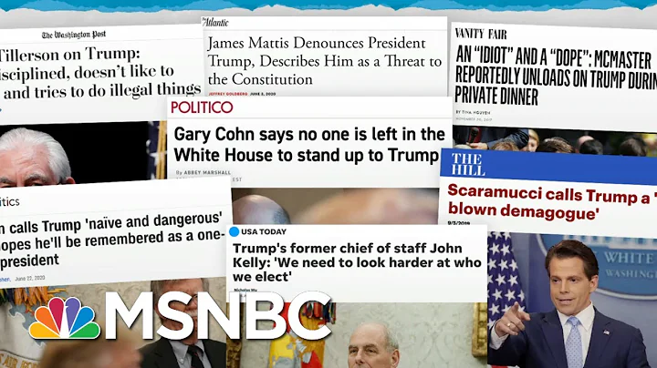 Trump Scandals Pass By, Lose Spotlight To New Trump Scandals | Rachel Maddow | MSNBC