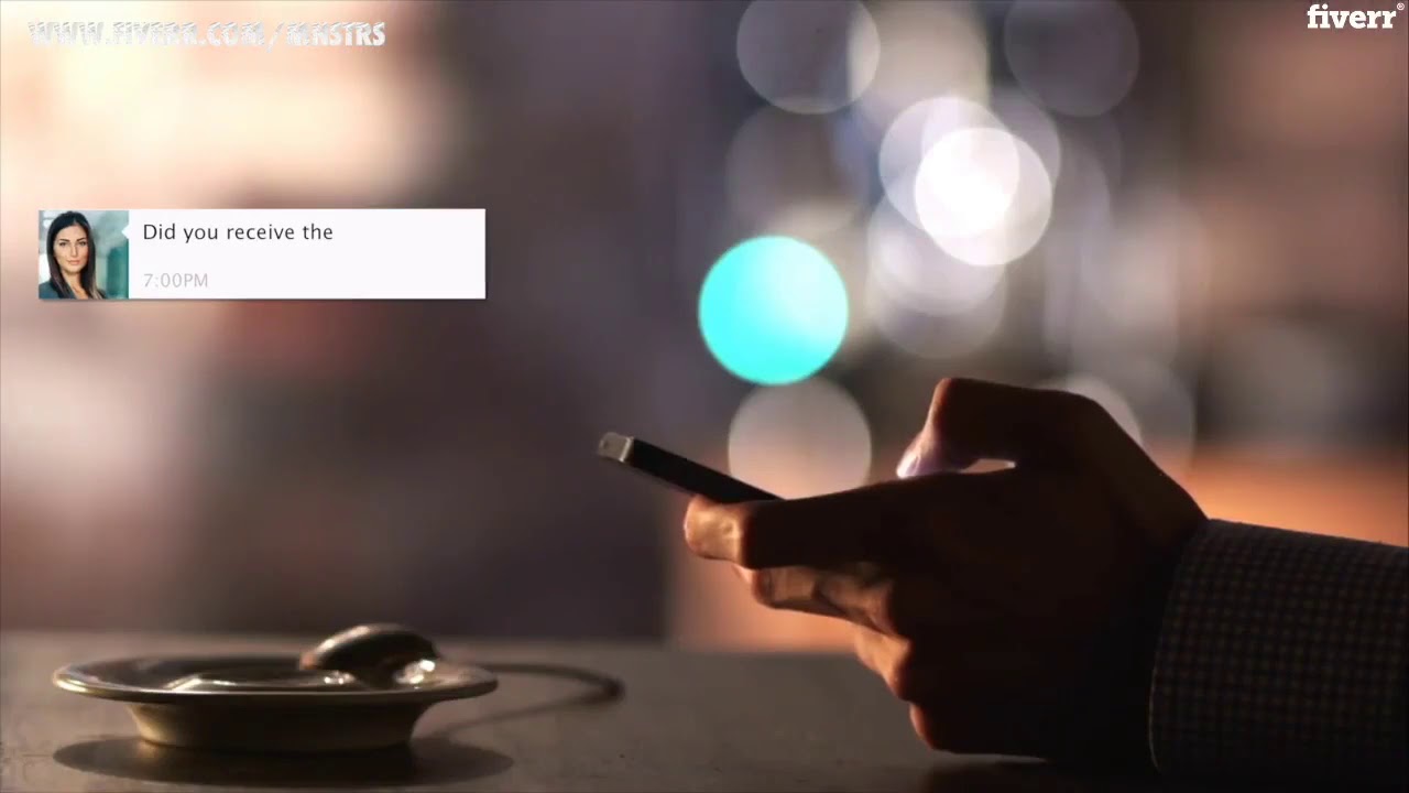 Make a text messages chat animation - Best Video Editing service - YouTube