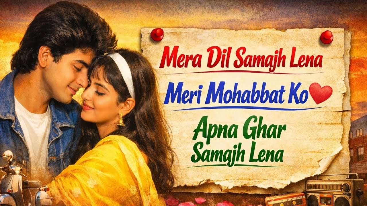 📜 Meri Mohabbat Ko Apna Ghar Samajh Lena 🏠❤️ | 90s Romantic Sad Song 🎶🔥