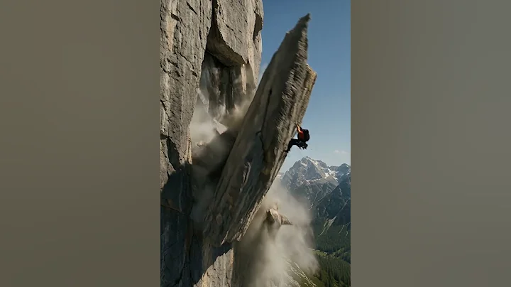 HE JUST FELL OFF THE CLIFF! 😱🧗‍♂️ #shorts