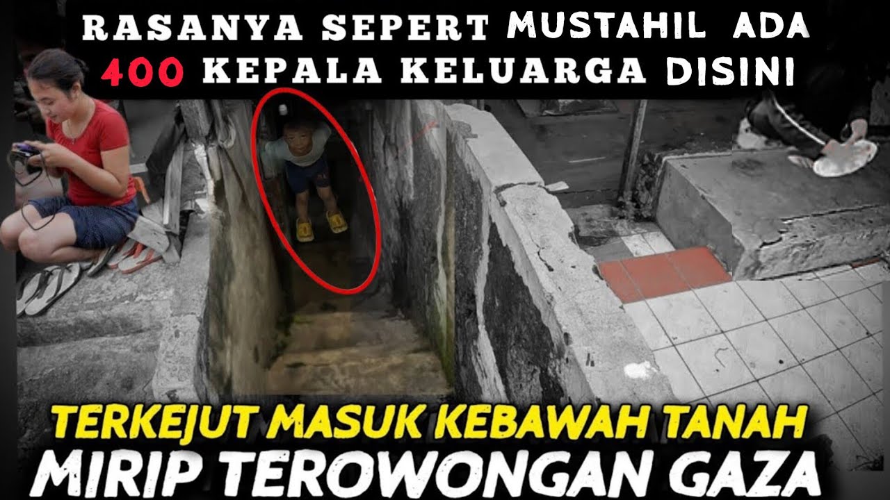 KEHIDUPAN BAWAH TANAH  GELAP & SEMPIT KAMPUNG TONGKOL JAKARTA ❗️TANPA SINAR MATAHARI DI BAWAH REL