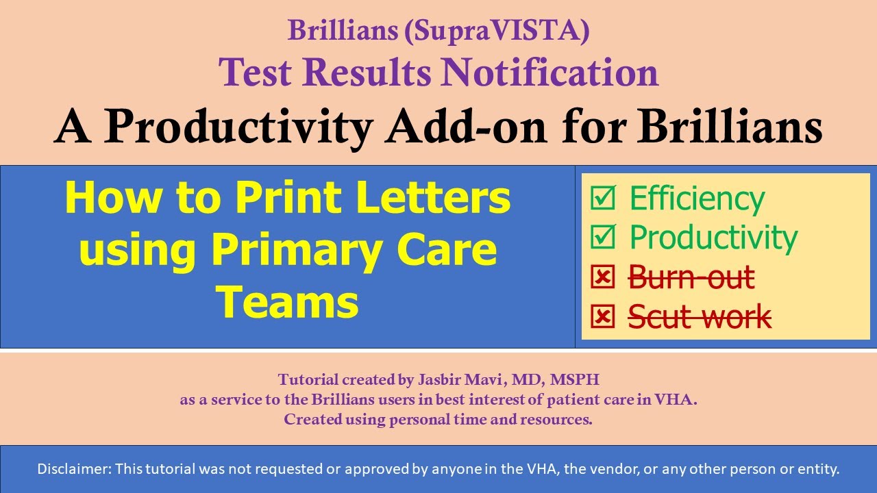 Test Results App: How to Print Letters using PC Teams