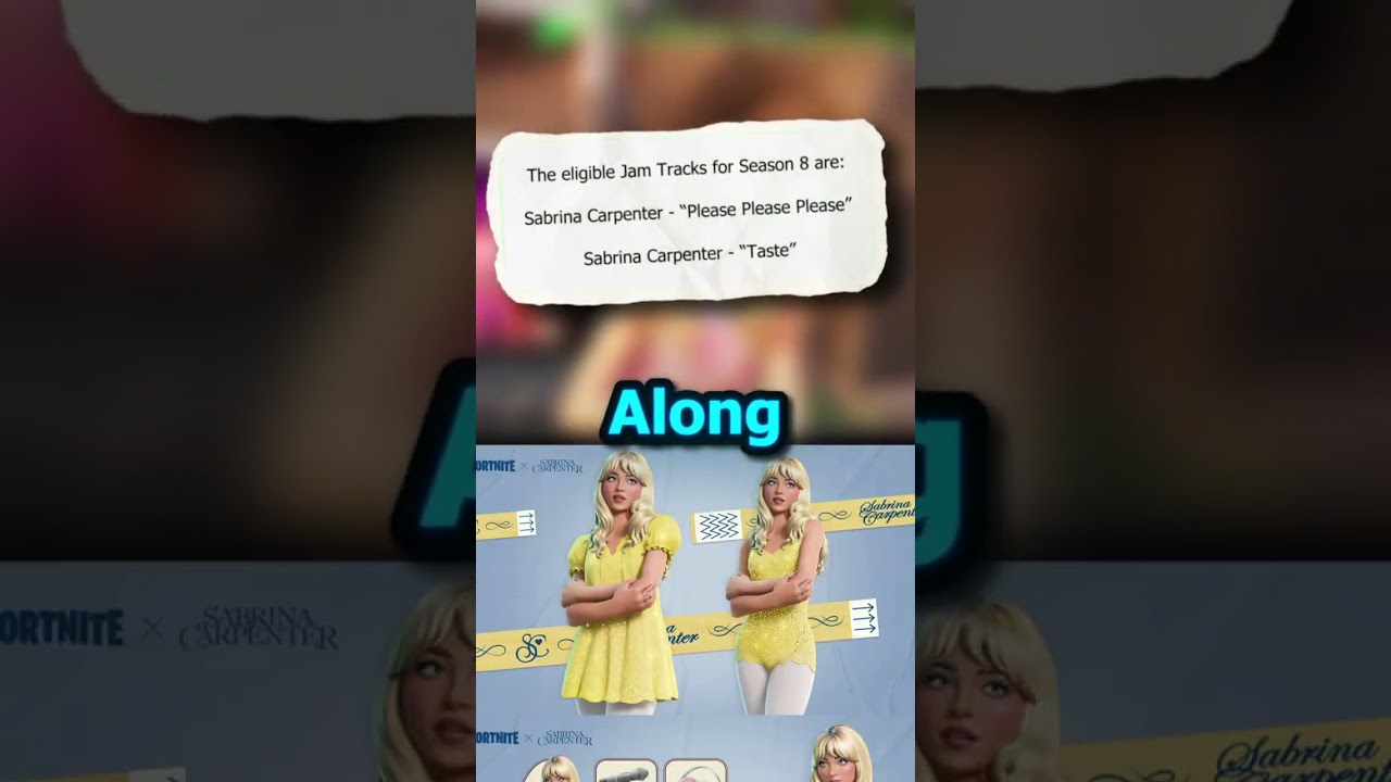 Sabrina Carpenter is coming to Fortnite! #fortnite #ad
