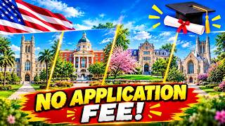 TOP 10 US UNIVERSITIES THAT OFFER FREE APPLICATION FEES 2026