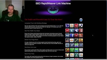 SEO RapidWeaver The Link Machine