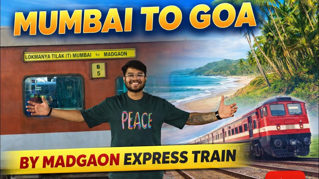 Mumbai to Goa by Train 🚆 | Madgaon Express Journey | Full Travel Vlog