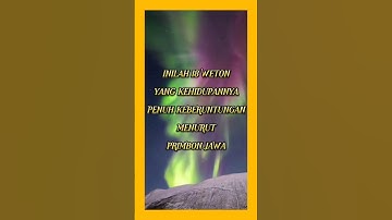 INILAH 18 WETON YANG KEHIDUPANNYA PENUH KEBERUNTUNGAN MENURUT PRIMBON JAWA #shorts #feedshorts