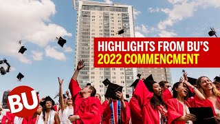 Highlights from Boston University&#39;s 2022 Commencement