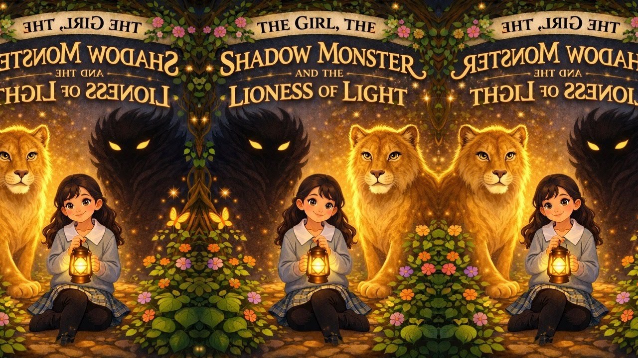 The Girl, The Shadow Monster and the Lioness of Light