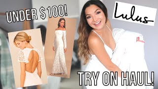 Trying SUPER Affordable Wedding Dresses! UNDER $100 (Try on Haul)