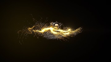 How To Create A Golden Particles Logo Animation [Free Template]