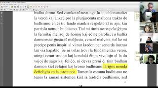 03 | La Sotesana Instruo de Ŭonbulismo | 에스페란토 원불교 대종경 공부 (zoom)