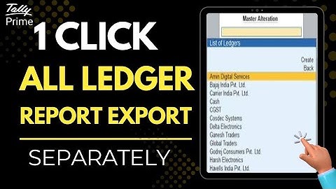 MULTI EXPORYT LEDGER