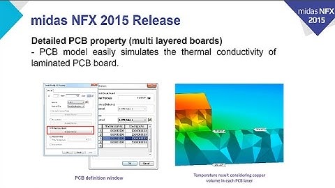 Detailed PCB property (multi-layered board) - midas NFX 2015 explained