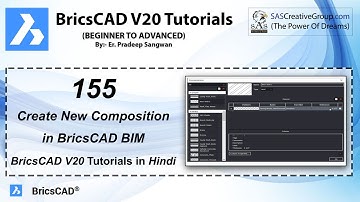 BricsCAD V20 Tutorial 155: Create New Composition in BricsCAD V20 | BIM Course Hindi