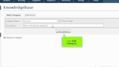 How to set up the WHMCS knowledgebase - WHMCS Tutorials