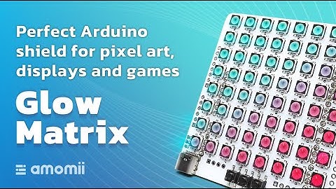 Perfect Arduino shield for pixel art, displays and games