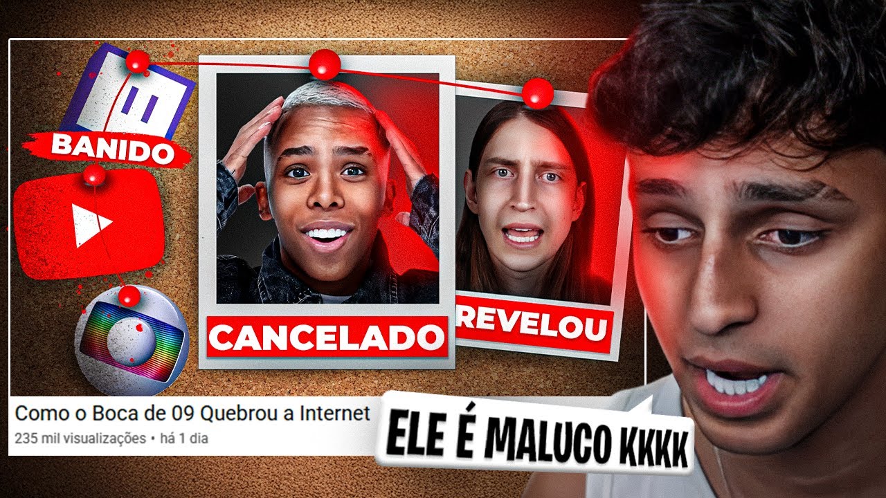 Nobru reagindo ao meu vídeo: Como o Boca de 09 Quebrou a Internet