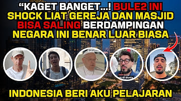 😱 BIKIN MERINDING..!! Bule2  Ini Gak Percaya Masjid & Gereja di Indonesia Bisa Berdampingan..