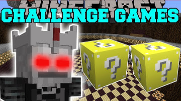 Minecraft: SKELETON LORD CHALLENGE GAMES - Lucky Block Mod - Modded Mini-Game