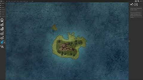 How to make a map using Wonderdraft Part 4 Color Brushes