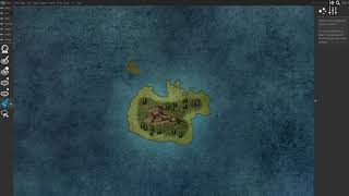 How to make a map using Wonderdraft Part 4 Color Brushes