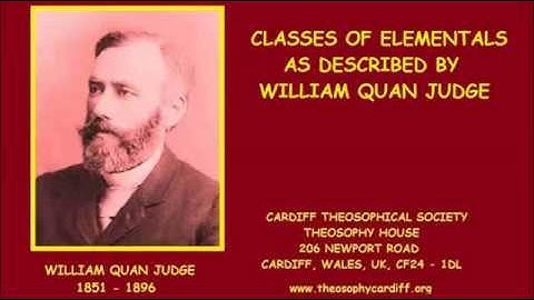 A Quick Blast of Theosophy  - Classes of Elementals as Described by William Quan Judge