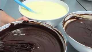 How To Make Chocolate Ganache For Decorating Cakes Part 1 Of 3 Inspired By Michelle Cake Designs