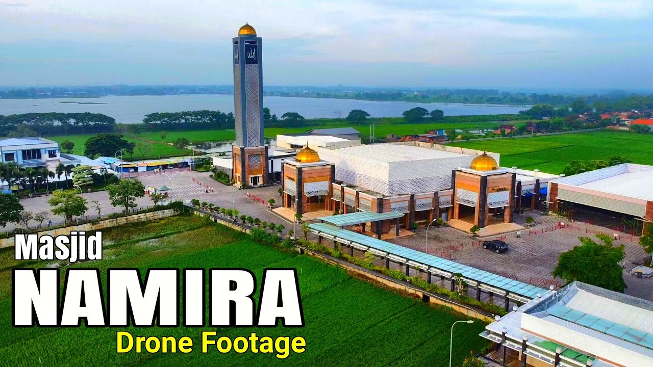Keindahan Masjid Namira Kab. Lamongan Footage Drone