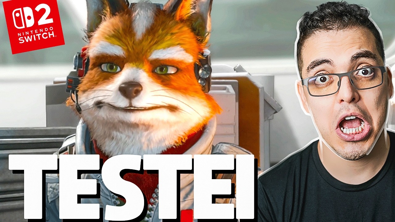 Testei STARFOX no Nintendo Switch 2 (Gameplay DUBLADO PT-BR)