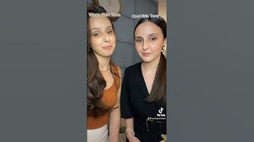 Sisters compare colour seasons, True Winter and True Autumn #coloranalysis #colouranalysis