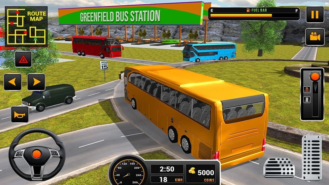 Coach Bus 2018 City Bus Driving Simulator (by Game Blast Studio) Android Gameplay [HD]