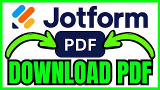 How To DOWNLOAD Jotform As PDF (QUICK & EASY) 2026