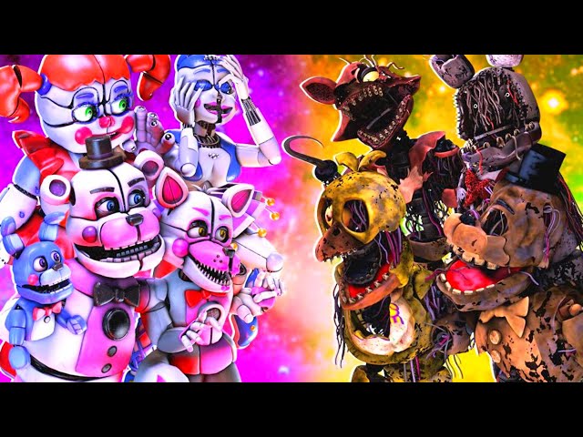 All Animatronics from Fnaf 5: Sister Location #fnaf #fnafedit