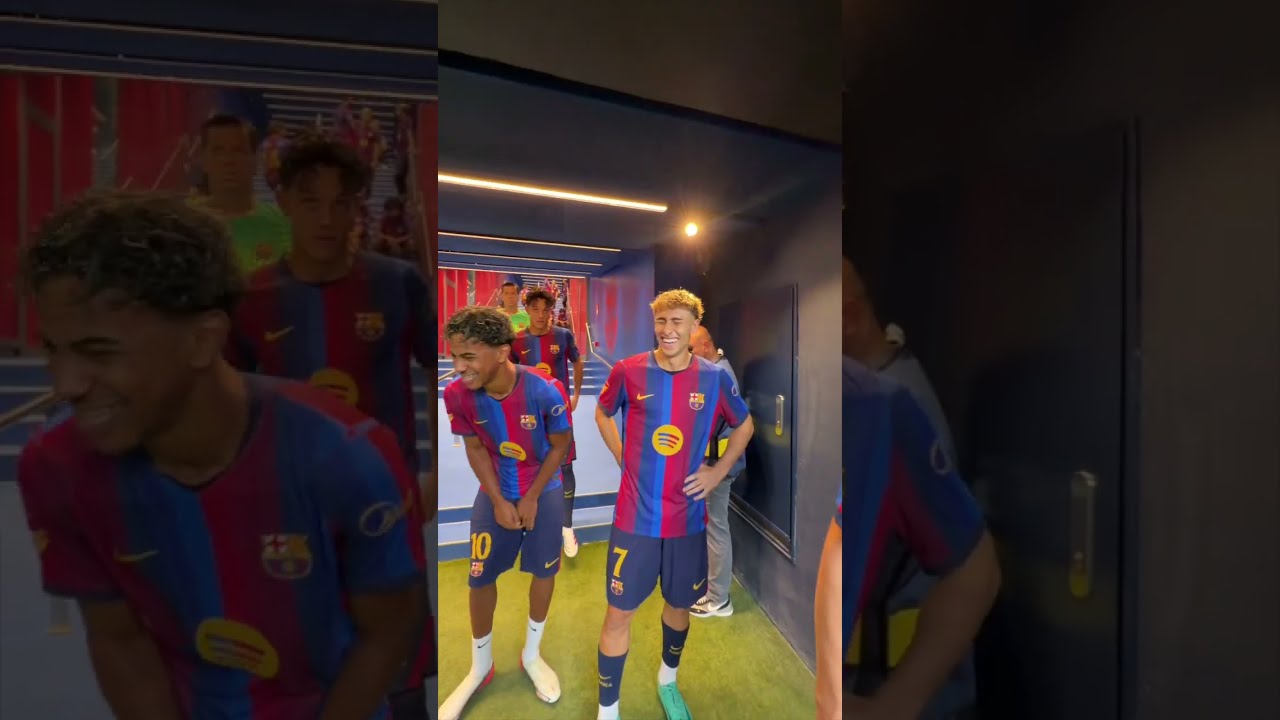 The behind-the-scenes you needed 🤣 #shorts #fcbarcelona