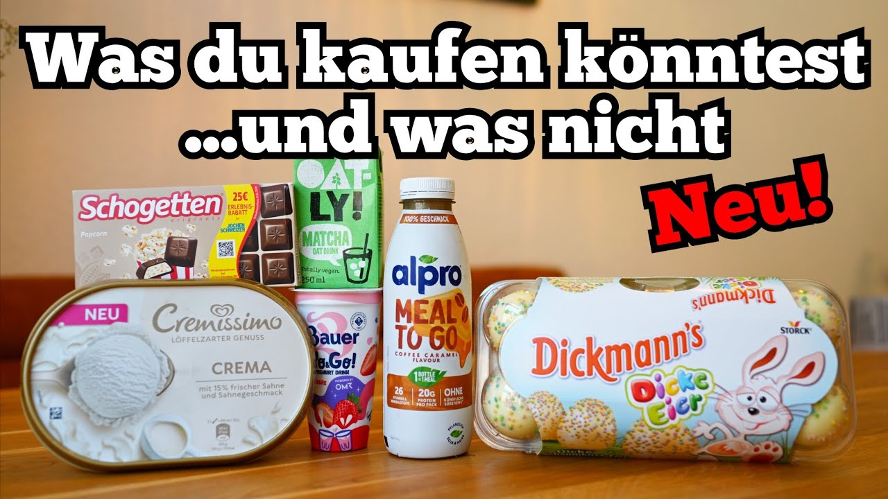 NEUE SNACKS 2026: Dicke Eier & andere Versuchungen im Test! 🍫
