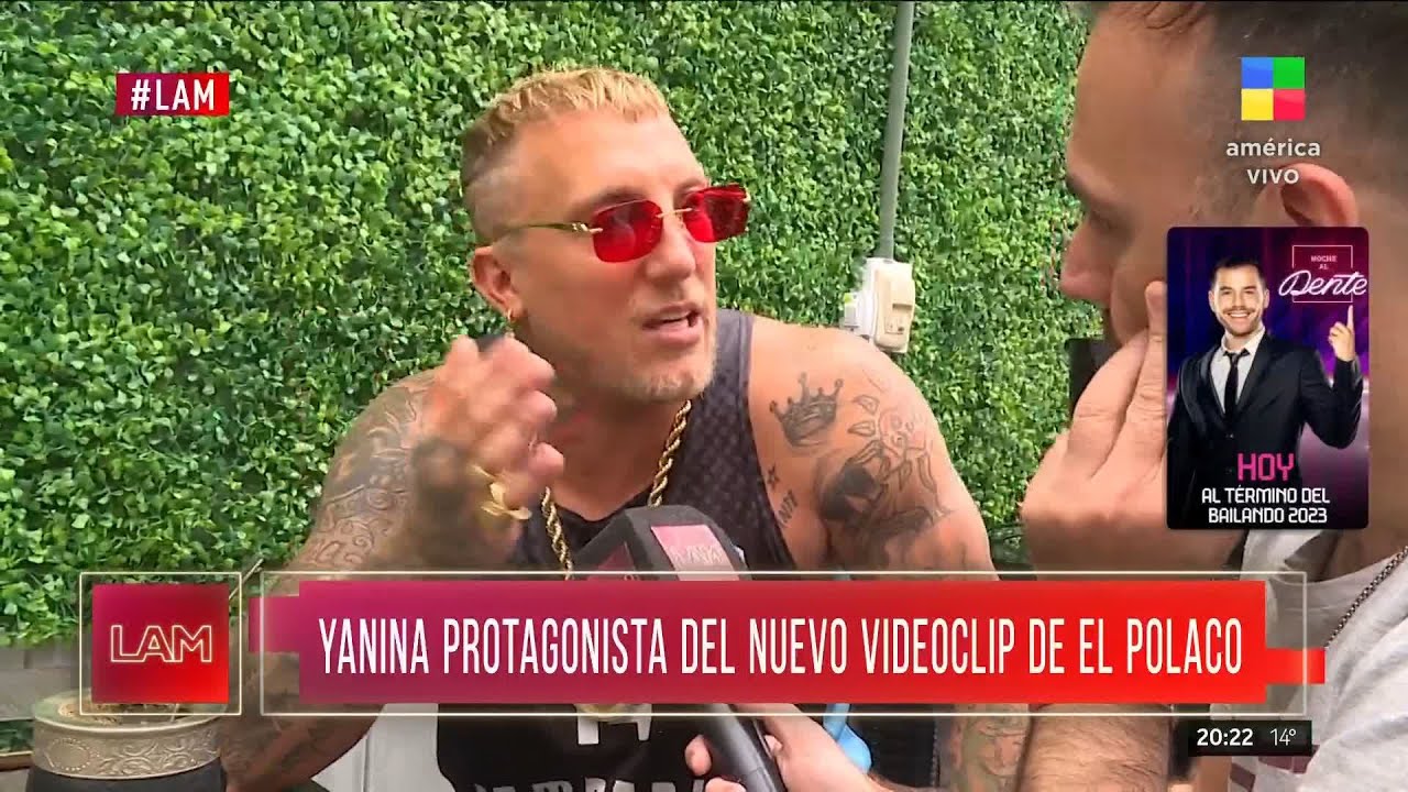 Yanina Latorre protagonizó un videoclip de El Polaco