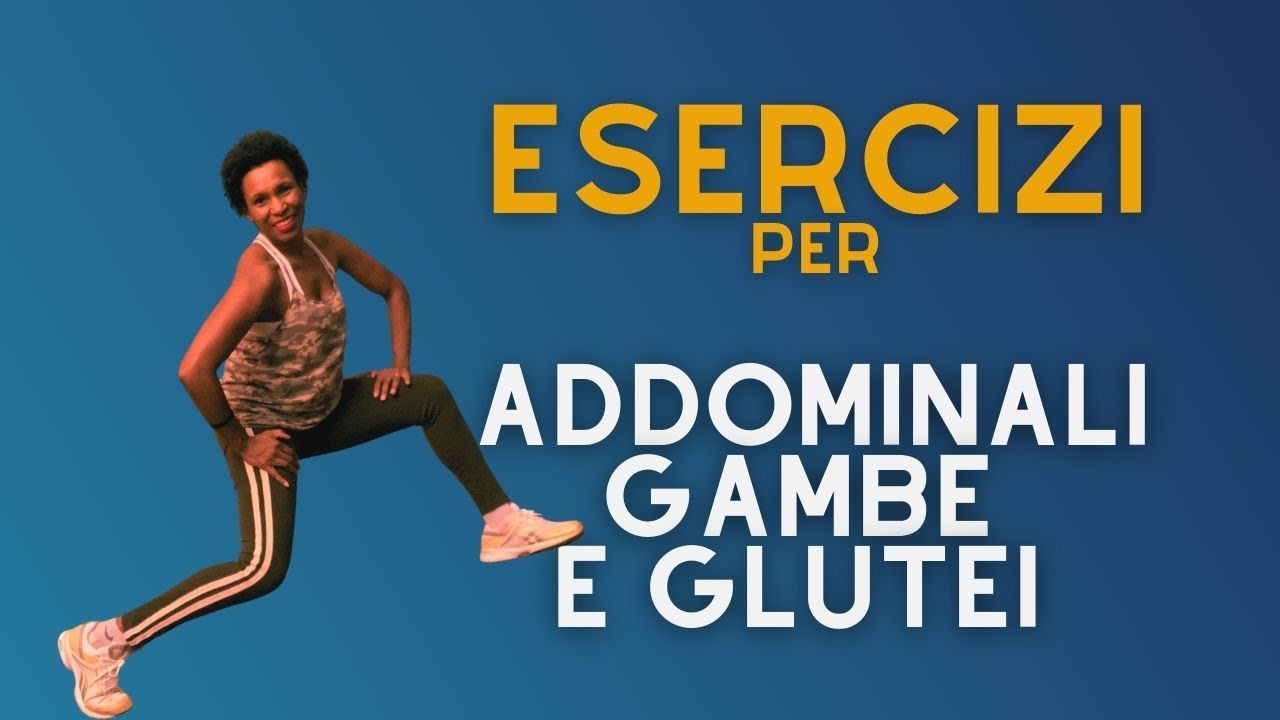 TONIFICARE GAMBE, GLUTEI E ADDOME A CASA | ELA WORKOUT | ELAINE BARBOSA ...